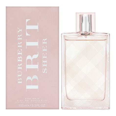 burberry brit women's 3.4 ounce eau de toilette spray|Burberry Brit sheer fragrantica.